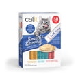 thumbnail image 1 of Catit Smooth & Savoury Lickable Cat Treats, Assorted Flavours, 50 pack, 1 of 4