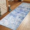 thumbnail image 4 of JV Home Runner Rug Elegance Grey Blue 2' x 7' Washable Rugs Anti Slip, 4 of 7