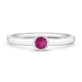 thumbnail image 1 of 925 Sterling Silver Simulated Ruby Birthstone Ring For Little Girls Size 3, 1 of 4