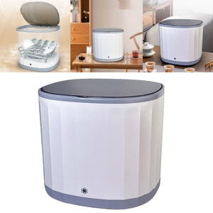 Lefu Portable USB Rechargeable Countertop Dishwasher with Internal Cup Holder