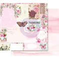 thumbnail image 1 of Misty Rose Foiled Double-Sided Cardstock 12"X12"-Their Words For Each Other, 1 of 3