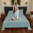 thumbnail image 3 of Minimalist Solid Color Four-Piece Bed Sheet Set for Comfortable Sleep Easy Care and Skin Friendly Household Textiles, 3 of 3