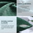 thumbnail image 4 of PiccoCasa Soft Water Repellent Throw Pillow Covers Emerald Green 18x18 Inch, 4 of 7