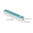 thumbnail image 3 of Refillable Magnetic Plastic Wrap Dispenser with Slide Cutter, Sturdy Food Cling Wrap Film Cutter, Press and Seal Plastic Wrap, Plastic Wrap Dispenser with Cutter, 3 of 6