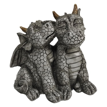 Angelo Décor Statue de dragon Asher et Andia