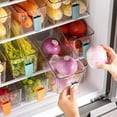 thumbnail image 3 of Super Easy to Use Freezer Plastic Freezer with Pull Out Handle Transparent Storage Bucket Suitable for Home Bar Restaurant, 3 of 6