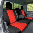 thumbnail image 2 of FH Group Neoprene Waterproof Custom Fit Car Seat Covers for 2022–2024 Dodge RAM 1500 Rear Red, 2 of 5