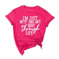 thumbnail image 4 of Birdeem Femmes Filles Grande Taille T-Shirts Imprimés Manches Courtes Col Rond T-Shirt Blouse Hauts, 4 of 7