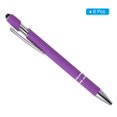 thumbnail image 3 of Unique Bargains Ballpoint Pen with Stylus Tip, Medium Point, 1.0mm, Black Ink, 6 Pack, 3 of 5