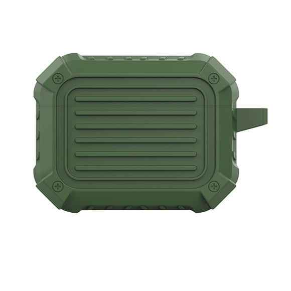 Xingzhi Earphone Silicone Case Cover Anti-shock Wireless Headphone Charging Case Shell Replacement for AirPods 3 Green