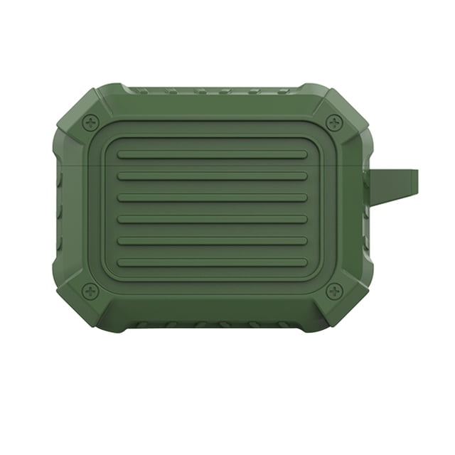 pitrice Earphone Silicone Case Cover Anti-shock Wireless Headphone Charging Case Shell Replacement for AirPods 3, Green