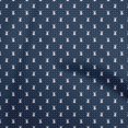 thumbnail image 1 of oneOone Cotton Jersey Navy Blue Fabric Rabbit Fabric For Sewing Printed Craft Fabric By The Yard 58 Inch Wide, 1 of 5