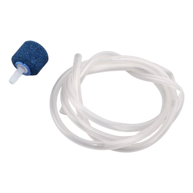 Pierre d'Aération, Pierre à Bulles d'Aquarium Réutilisable Robuste 100cm / 39.4in avec Tuyau pour Système Hydroponique