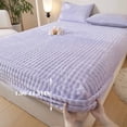 thumbnail image 4 of Chmadoxn Bedspread & Coverlet Sets Fitted Bed Sheet Winter Plush Velvet Bed Hat Single Piece Padded Bed Cover Mattress Protector Thickened Velvet Bed Cover Velvet Bedspread Rabbit Velvet Bedspread, 4 of 7