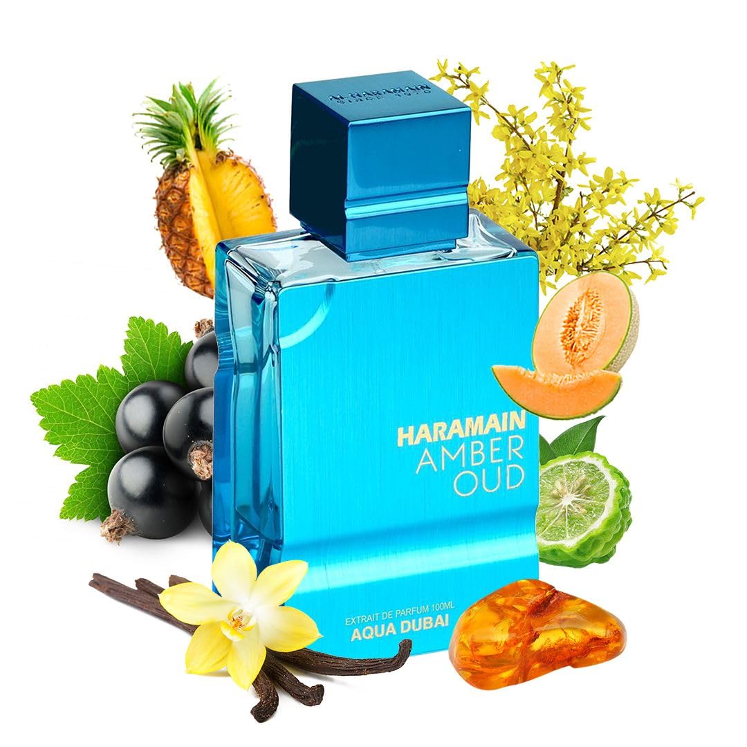 Al Haramain Amber Oud Aqua Dubai Edition - Arabian Perfume for