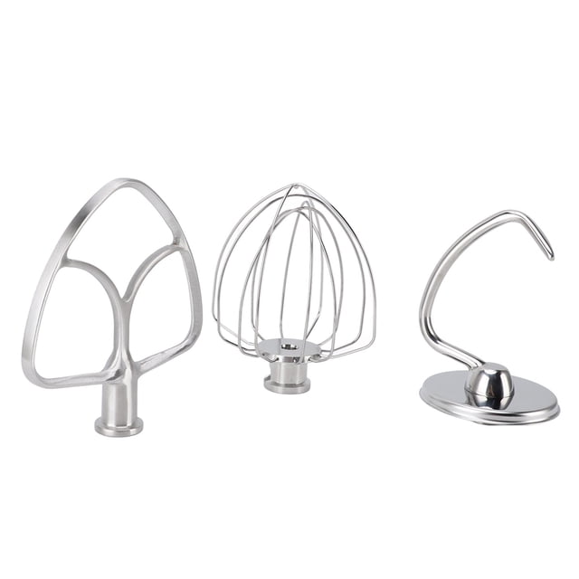 Stand Mixer Attachment, Stainless Steel 3Pcs Tilt Head Stand Mixer Accessories for Mixing