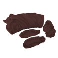 thumbnail image 1 of Milaget 4PCS Premium Soft Massage Table Bed Pad Face Cradle Pillow Cover Coffee, 1 of 7