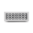 thumbnail image 1 of Cast Iron Floor Vent Register 4″ x 14″ – Heavy-Duty Tudor Mushroom Design, Handcrafted Rust-Free Air Vent Cover with Adjustable Damper, Powder Coated Repaintable for Floors & Walls, 1 of 9