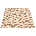 thumbnail image 1 of ECARPETGALLERY 4'8" x 6'7" Contemporary Cowhide Patchwork Handmade Area Rug for Living Room, Dining Room and Bedroom in Brown, 1 of 9