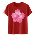 thumbnail image 4 of LUOGENLI T-shirts pour Femme pour Femmes Mode Décontractée T-shirts Imprimés Col Rond Manches Courtes T-Shirt Hauts Tunique Blouse T-shirts pour Femmes T-Shirt Graphique Drôle St. Patrick Rouge TG, 4 of 4