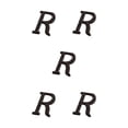 thumbnail image 1 of Youkk Iron Decoration Doorplate Durable And Rustproof Wide Application Not Easy To Fade Metal Metal Letters House Numbers B17--R 5Set, 1 of 6