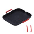 thumbnail image 4 of ESTINK Grill Plate, Barbecue Baking Tray Multi‑Function Barbecue Plate BBQ Grill Pan Grill Pan For Picnic For Camping For Barbecue Restaurants For Home, 4 of 8