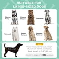 thumbnail image 3 of CoSoTower Raised Dog Bed Cooling Dog Cot w/ Canopy Washable Breathable Mesh, for Large Dogs, Light Grey, 3 of 7