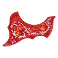 thumbnail image 1 of Maytalsory 41in Acoustic Guitar Pickguard Flower Bird Anti-scratch Parts Right Hand Red, 1 of 6