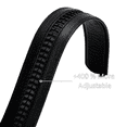 thumbnail image 4 of 2 Pack Leather Ratchet Belt for Men Adjustable Dress Belts with Click Sliding Buckle, 4 of 9