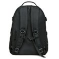 thumbnail image 5 of KAUKKO Vintage Casual polyster and Leather Rucksack Backpack (Nylon Black), 5 of 5