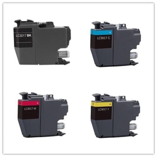 L-ink LC3017 Ensemble de Cartouches à Jet d'encres Compatibles (LC-3017)(N, C, M, J)