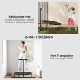 thumbnail image 4 of Soozier Trampoline de Rebond 2-en-1 pour Soccer avec 8 Angles Réglables, 4 of 10