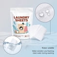 thumbnail image 4 of Miogawg Laundry Detergent Sheets Cleaning Strips For Clothes Plastic Free Washing Tablets Travel Portable Laundry Soap Paper, 4 of 7