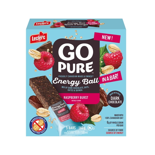 GO PURE ENERY BALL IN A BAR - RASPBERRY BURST