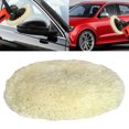 thumbnail image 2 of Abody 2pcs Polishing Pads Natural Wool Buffing Pad Kit Polishing Disk for Compound Cutting Car Beauty Body Buffing & Polishing Pads, 2 of 7