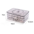 thumbnail image 4 of POINTERTECK Boîte de Rangement pour Bijoux Transparente pour Femmes Grande Capacité Boîtes à Bijoux pour Collier Boucles d'Oreilles Élastiques à Cheveux, 4 of 4