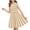 Khaki, variant on Summer Savings Clearance 2025 Bovxnpu Summer Toddler Girls Dresses, Kids Casual Dresses, Girls' Summer Sleeveless Round Neck Striped Dress Mid Size Children's Waist Cinched Children's Dress 4 Years
