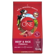 Purina ONE Microbiome Balance Beef & Rice Formula, Dry Dog Food 12.4kg