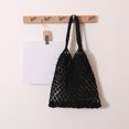 thumbnail image 4 of Cotton Crochet Shoulder Bag - Handmade Boho Purse for Summer Outings & Casual Use, 4 of 7