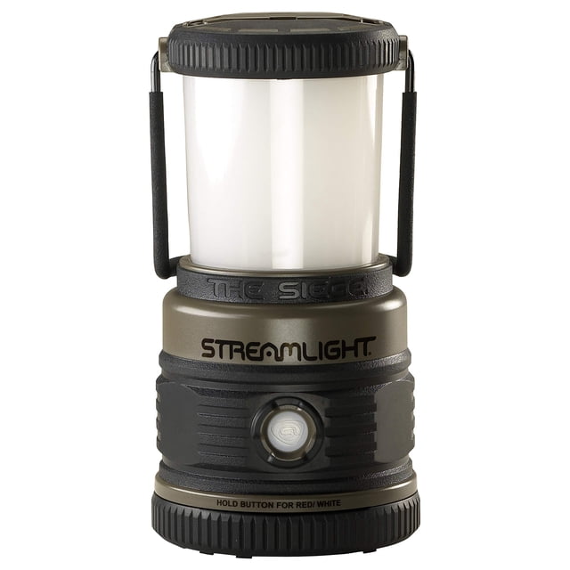 Streamlight 44931 Siege 540-Lumen Compact D Alkaline Outdoor Hand Lantern/Flashlight Combo, Coyote