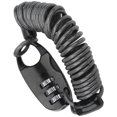 thumbnail image 3 of Bike Helmet Cable Lock, Anti Theft Password Lock 2.2x1.0in Steel Wire Lock Rope Easy To Carry Zinc Alloy  For Bicycle Black, 3 of 8