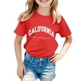 thumbnail image 1 of WEAIXIMIUNG Camisoles à Soutien-Gorge Intégré pour Femmes Garçon et Fille Mode Décontractée Imprimé Col Rond Ample T-Shirt à Manches Courtes Haut 10-11 Ans, 1 of 4