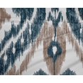 thumbnail image 4 of oneOone Polyester Lycra Fabric Ogee Ikat Printed Fabric 1 Yard 56 Inch Wide, 4 of 4