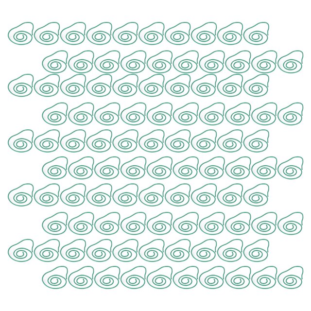Trombones, Jolies Trombones en Forme de Fruit 100 Pcs Matériau Métallique Vert Électroplacage pour Usage Quotidien