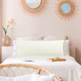 thumbnail image 2 of PiccoCasa Body Pillowcase Soft 1800 Series Microfiber Long Pillow Cover, Cream Standard, 2 of 8