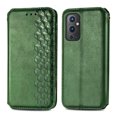 thumbnail image 3 of Étui pour OnePlus 9 Pro à Rabat Portefeuille à Rabat Magnétique Protecteur - Vert, 3 of 5