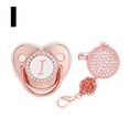 thumbnail image 2 of XZNGL Baby Pacifier 26 Letter Name Initial Clip Silicone Infant Nipple Bling Newborn Pacifier, 2 of 5