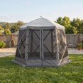 thumbnail image 1 of CazToi Pop Up Canopy Tent 6x6 FT, Hexagonal Outdoor Portable Shade Tent, 1 of 7