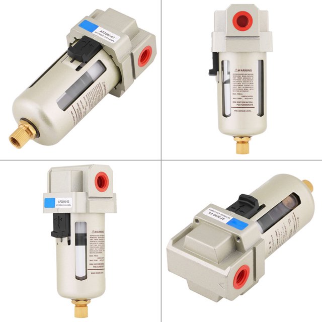 Moisture Water Filter AF3000 03 G3/8 Compressed Air In Line Particulate Filter Water Moisture Filter Trap Separator