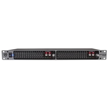 Rockville REQ215 Dual 15 Band 1/3 Octave Graphic Equalizer with Sub-Output